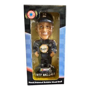 NEW Rusty Wallace NASCAR #2 Bobble Dobbles Bobblehead 7" Doll